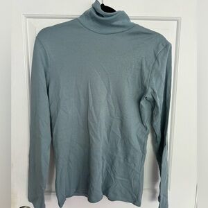 BNWT Joe Fresh Light Blue Turtleneck Shirt sz L